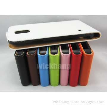Genuine Real Leather Pouch Flip Case for Samsung Galaxy S5 I9600